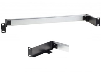 125mm,1U-panel med DIN-skena (TS35) för montering i 19"-skåp
