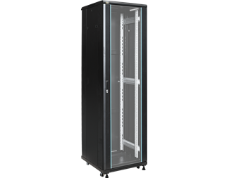 600x600x2000, 42HE glassdør, flatpakke