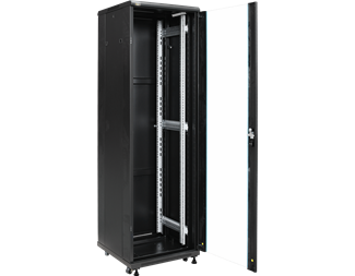600x600x2000, 42HE glassdør, flatpakke