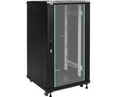 600x600x1166, 22HE glassdør, flatpakke