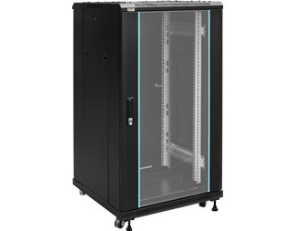 600x600x1166, 22HE glassdør, flatpakke