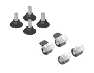 Skåpfötter 18-28mm 4pack