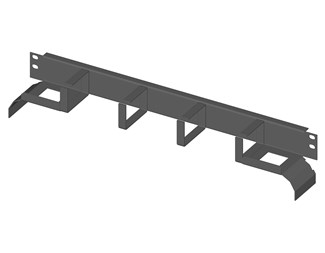 19" kabelbygelpanel 1HE