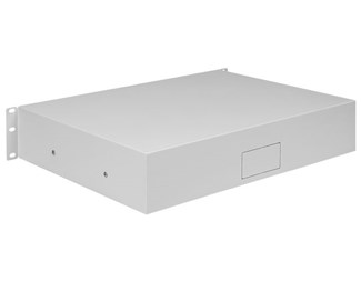 Förvaringslåda 19'' 2HE, 330mm djup, grå