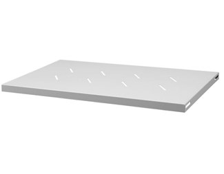 Fast 19''  hylla 0.5HE, 490x335mm, grå