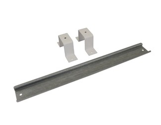 DIN-skinne med feste, 280mm (feste 35 x 45 mm)