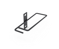 Metallbøyle for 19" profiler, svart, 50x150mm (par)