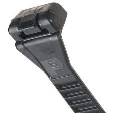 Elastisk strips, 216 x 12,70 mm, svart
