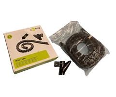 Kabelspiral PE svart, 2.5 m