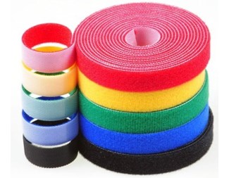 25m kardborreband 10mm, Svart