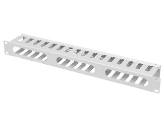 Kabelpanel med lokk 1HE grå