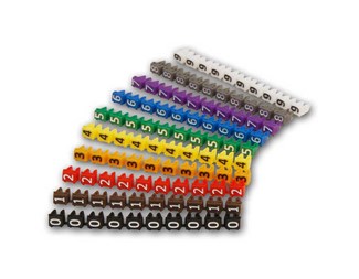 Kodning, 6-10mm 10x10 färger, 0-9