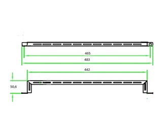 Kabelskenor 19¨, djup 50.6mm