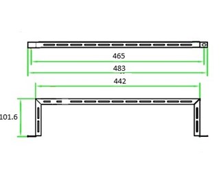 Kabelskenor 19¨, djup 50.6mm