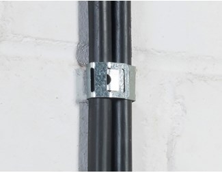 Metalclips för kabelmontage 110x20x30mm
