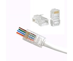 Cat6 RJ45 rundkabel, flertrådet/solid UTP