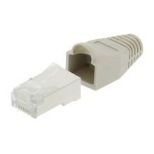 Grå, böjskydd RJ45 (8/8)
