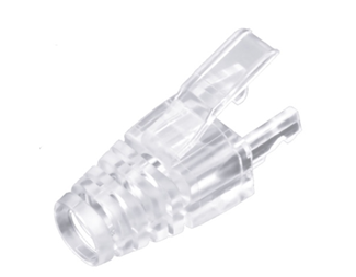 Böjskydd RJ45 (8/8), vit Slim