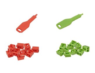SFP lås 10pack röd