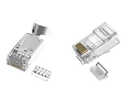 Cat6A STP rundkabel solid/flertrådig (1.45mm AWG24-22 100W)