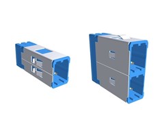 SNx2 adapter SM 4 fiber utan öron