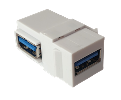 USB 3.0, vit 90° Hona/Hona