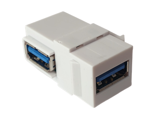 USB 3.0, vit 90° Hona/Hona