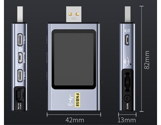 USB tester m/bluetooth