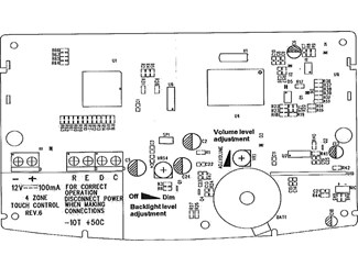 DygiZone hvitt kontrollpanel for lyssystem