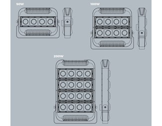 50W, 7,500+ Lumen