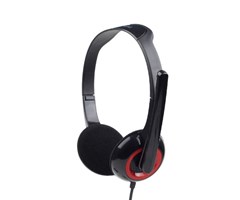 Stereo hodetelefoner med mikrofon