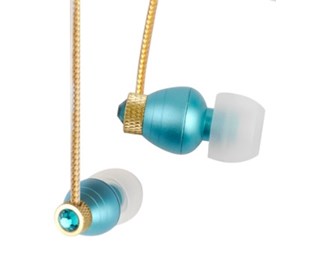 iBuds CRYSTAL BEATS BLUE ZIRCON