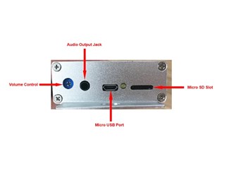 For ekstern I/O-enhet eller sensor og høyttaler