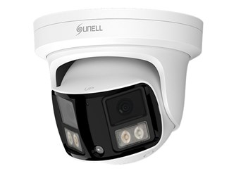 190° vidvinkel, vitt ljus och IR