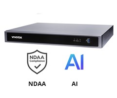 ND9326P, H.265, 8xPoE, 2xRJ45 (Gb) plats för 2xHDD
