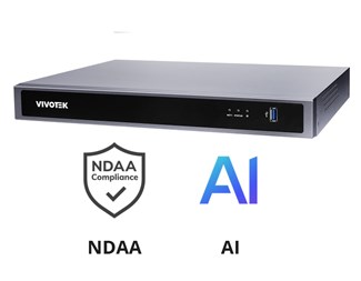 ND9326P, H.265, 8xPoE, 2xRJ45 (Gb) plats för 2xHDD