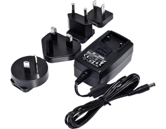 Power adapter, Input AC100V-240V, Output DC12V 1.5A