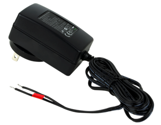 Regulert, 12 V DC, 1,5 A (100–240 V AC inngang)