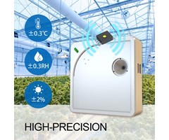 Wi-Fi-sensor for temperatur, luftfuktighet, lux, vibrasjon