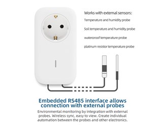 Wi-Fi, eksterne sensorer DS18B20 og RS485