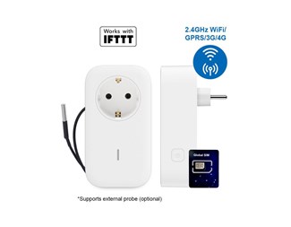 Wi-Fi, Mobil SIM, Eksterne sensorer DS18B20 og RS485