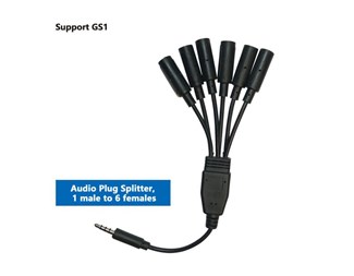 Splinter 1 til 6 sensorer med audioplug