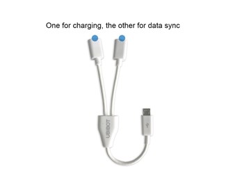 Micro USB splitter för externa sensorer