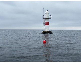 Sensorbøye av rotasjonsstøpt polyeten