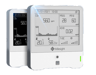 Temp Luftfukt PIR Lys TVOC Lufttrykk CO2