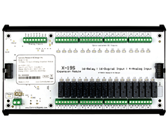 16 Relay SPST, 16 Digital og 4 Analog Input