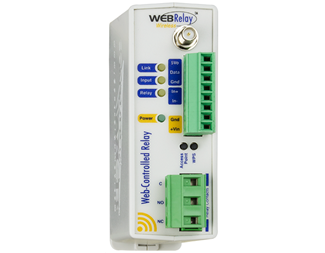 Relé (12 A @ 277 V AC, 30 V DC), DI (4–26 V DC) fire tempsensorer