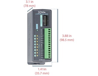 Utvidelsesmodul, 8 reléporter SPST (125VAC, 30VDC 2.5A)