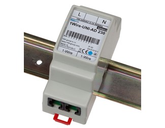 Elektrisk isolert 100 til 230VAC Voltmeter, DIN-montert