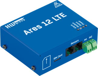HWg-Ares12 LTE komplett kit inklusive 1st temperatursensor